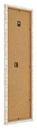 Marco de Fotos 20x60cm Blanco Vintage MDF Bologna Trasera Oblicuo | Yourdecoration.es