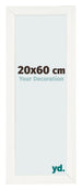 Marco de Fotos 20x60cm Blanco Vintage MDF Pisa Delantera Tamano | Yourdecoration.es