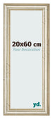 Marco de Fotos 20x60cm Brillo Metalico MDF Lazio Delantera Tamano | Yourdecoration.es
