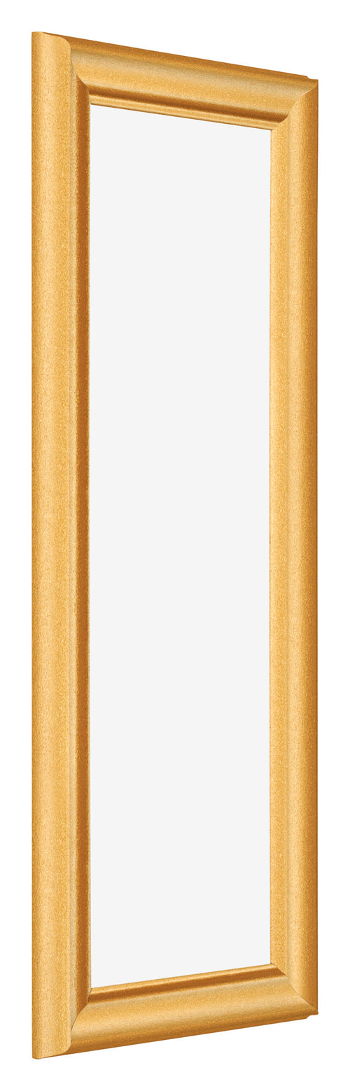 Marco de Fotos 20x60cm Dorado Matte MDF Lazio Delantera Oblicuo | Yourdecoration.es