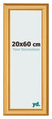 Marco de Fotos 20x60cm Dorado Matte MDF Lazio Delantera Tamano | Yourdecoration.es