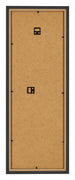 Marco de Fotos 20x60cm Negro Grano De Madera MDF Bologna Trasera | Yourdecoration.es