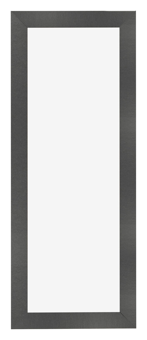 Marco de Fotos 20x60cm Negro Plateado Pulido MDF Pisa Delantera | Yourdecoration.es