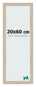 Marco de Fotos 20x60cm Roble Sonoma MDF Bologna Delantera Tamano | Yourdecoration.es
