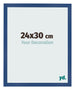 Marco de Fotos 24x30 cm Azul Oscuro MDF Bologna Delantera Tamano | Yourdecoration.es