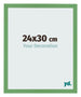 Marco de Fotos 24x30 cm Verde MDF Bologna Delantera Tamano | Yourdecoration.es
