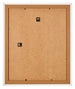 Marco de Fotos 24x30cm Blanco Barrido MDF Lazio Trasera | Yourdecoration.es
