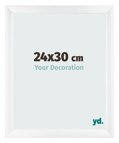 Marco de Fotos 24x30cm Blanco Vintage MDF Pisa Delantera Tamano | Yourdecoration.es