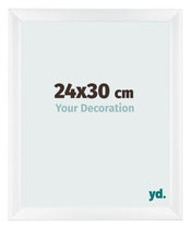 Marco de Fotos 24x30cm Blanco Vintage MDF Pisa Delantera Tamano | Yourdecoration.es