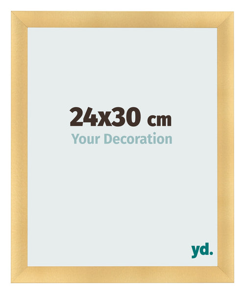 Marco de Fotos 24x30cm Dorado Vintage MDF Pisa Delantera Tamano | Yourdecoration.es