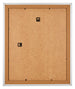 Marco de Fotos 24x30cm Plateado Mate MDF Lazio Trasera | Yourdecoration.es