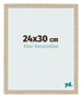Marco de Fotos 24x30cm Roble Sonoma MDF Bologna Delantera Tamano | Yourdecoration.es