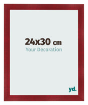 Marco de Fotos 24x30cm Vino Tinto Barrido MDF Pisa Delantera Tamano | Yourdecoration.es