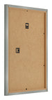 Marco de Fotos 24x32cm Aluminio Cepillado MDF Bologna Trasera Oblicuo | Yourdecoration.es