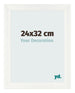 Marco de Fotos 24x32cm Blanco Vintage MDF Pisa Delantera Tamano | Yourdecoration.es
