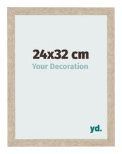 Marco de Fotos 24x32cm Roble Sonoma MDF Bologna Delantera Tamano | Yourdecoration.es