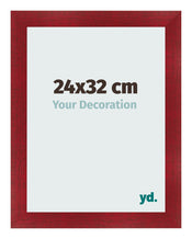 Marco de Fotos 24x32cm Vino Tinto Barrido MDF Pisa Delantera Tamano | Yourdecoration.es