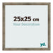 Marco de Fotos 25x25 cm Metal Vintage MDF Bologna Delantera Tamano | Yourdecoration.es