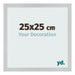 Marco de Fotos 25x25cm Acero Inoxidable MDF Bologna Delantera Tamano | Yourdecoration.es