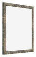 Marco de Fotos 25x25cm Azul Y Dorado Fusionado MDF Bologna Delantera Oblicuo | Yourdecoration.es