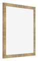 Marco de Fotos 25x25cm Dorado Antiguo MDF Bologna Delantera Oblicuo | Yourdecoration.es