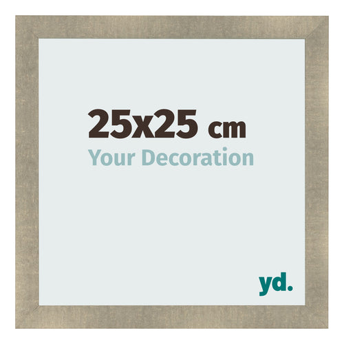 Marco de Fotos 25x25cm Dorado Vintage MDF Pisa Delantera Tamano | Yourdecoration.es