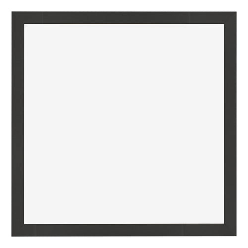 Marco de Fotos 25x25cm Negro Grano De Madera MDF Bologna Delantera | Yourdecoration.es