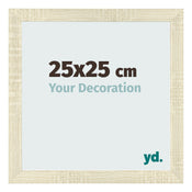 Marco de Fotos 25x25cm Roble Sonoma MDF Pisa Delantera Tamano | Yourdecoration.es