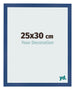 Marco de Fotos 25x30 cm Azul Oscuro MDF Bologna Delantera Tamano | Yourdecoration.es