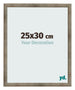 Marco de Fotos 25x30 cm Metal Vintage MDF Bologna Delantera Tamano | Yourdecoration.es