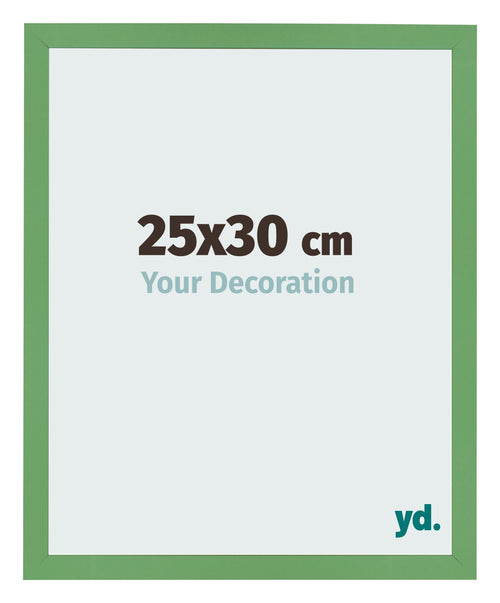 Marco de Fotos 25x30 cm Verde MDF Bologna Delantera Tamano | Yourdecoration.es