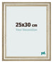 Marco de Fotos 25x30cm Brillo Metalico MDF Lazio Delantera Tamano | Yourdecoration.es