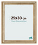 Marco de Fotos 25x30cm Dorado Antiguo MDF Lazio Delantera Tamano | Yourdecoration.es