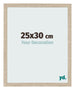 Marco de Fotos 25x30cm Roble Sonoma MDF Bologna Delantera Tamano | Yourdecoration.es