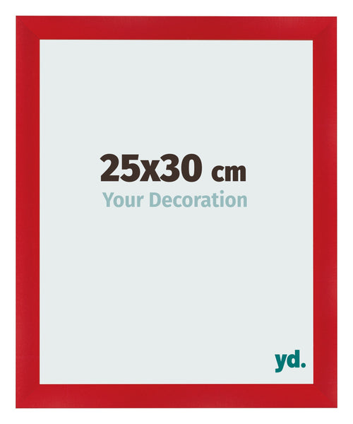 Marco de Fotos 25x30cm Rojo MDF Pisa Delantera Tamano | Yourdecoration.es