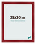 Marco de Fotos 25x30cm Vino Tinto Barrido MDF Pisa Delantera Tamano | Yourdecoration.es