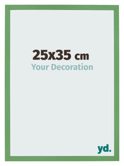 Marco de Fotos 25x35 cm Verde MDF Bologna Delantera Tamano | Yourdecoration.es