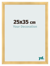 Marco de Fotos 25x35cm Dorado Vintage MDF Pisa Delantera Tamano | Yourdecoration.es