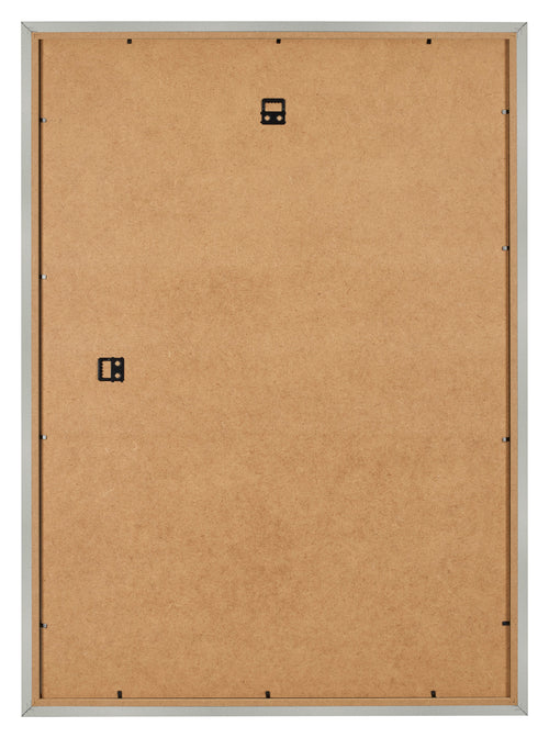Marco de Fotos 25x35cm Plateado Mate MDF Bologna Trasera | Yourdecoration.es