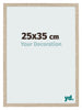 Marco de Fotos 25x35cm Roble Sonoma MDF Bologna Delantera Tamano | Yourdecoration.es