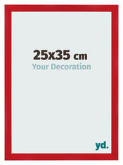 Marco de Fotos 25x35cm Rojo MDF Pisa Delantera Tamano | Yourdecoration.es