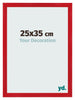 Marco de Fotos 25x35cm Rojo MDF Pisa Delantera Tamano | Yourdecoration.es