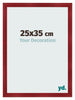 Marco de Fotos 25x35cm Vino Tinto Barrido MDF Pisa Delantera Tamano | Yourdecoration.es