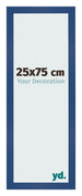 Marco de Fotos 25x75 cm Azul Oscuro MDF Bologna Delantera Tamano | Yourdecoration.es