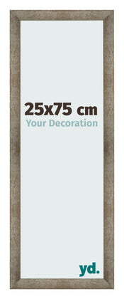 Marco de Fotos 25x75 cm Metal Vintage MDF Bologna Delantera Tamano | Yourdecoration.es