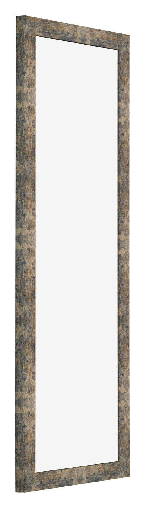 Marco de Fotos 25x75cm Azul Y Dorado Fusionado MDF Bologna Delantera Oblicuo | Yourdecoration.es