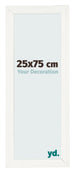 Marco de Fotos 25x75cm Blanco Vintage MDF Pisa Delantera Tamano | Yourdecoration.es