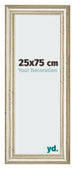 Marco de Fotos 25x75cm Brillo Metalico MDF Lazio Delantera Tamano | Yourdecoration.es