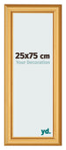 Marco de Fotos 25x75cm Dorado Matte MDF Lazio Delantera Tamano | Yourdecoration.es
