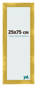 Marco de Fotos 25x75cm Dorado Vintage MDF Pisa Delantera Tamano | Yourdecoration.es